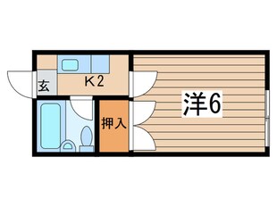 ハイツリッチＡ、Ｂの物件間取画像